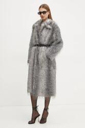 GUESS kabát JEANNETTE női, szürke, átmeneti, oversize, 5RGL20 7208A - szürke M
