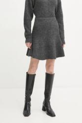 By Malene Birger gyapjú szoknya DOX szürke, mini, harang alakú, 102525 - szürke M