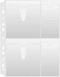DONAU Folie protectie A4, pentru 4 CD/DVD, 160 microni, 25buc/set, DONAU (DN-1715001PL-00) - forit