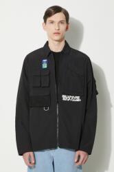 Billionaire Boys Club rövid kabát Multi Pocket Overshirt férfi, fekete, átmeneti, B24239 - fekete M