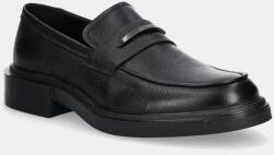 Calvin Klein bőr mokaszin MOCCASIN CDR fekete, férfi, HM0HM01774 - fekete Férfi 45