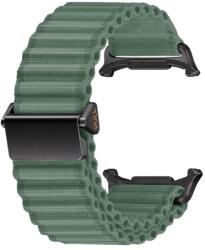 OCEAN NYLON Cserélhető heveder Samsung Galaxy Watch Ultra 47mm sötétzöld