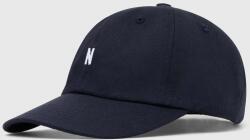 Norse Projects pamut baseball sapka sötétkék, sima - sötétkék Univerzális méret