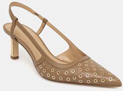 MICHAEL Michael Kors bőr tűsarkú Alora bézs, 40R5ALMP3L. 297 - bézs Női 37