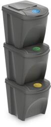 Prosperplast Sortibox 3x25L szelektív szemetes (IKWB25S3-405U)