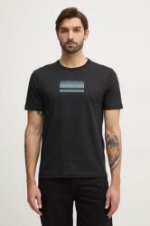 Calvin Klein t-shirt fekete, férfi, nyomott mintás, K10K113803 - fekete M