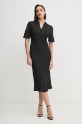 Calvin Klein ruha fekete, maxi, harang alakú, K20K207867 - fekete 34