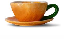 Byon csésze és csészealj Mandarie Orange 250 ml narancssárga - narancssárga Univerzális méret