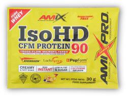 Amix Nutrition IsoHD 90 CFM Protein 30g akciótasak - dupla fehér csokoládé