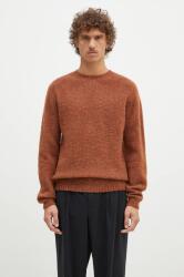 Norse Projects gyapjú pulóver Birnir Brushed Lambswool férfi, barna, N45.0520. 4001 - barna L