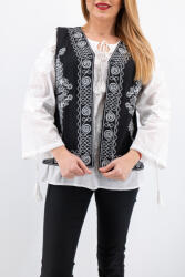 Magazin Traditional Vesta brodata cu model traditional Angelica 6