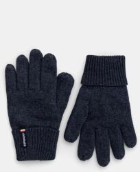 Superdry pamut kesztyű sötétkék, M9310076A-C2P - sötétkék Univerzális méret