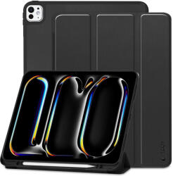 Tech-Protect oldalra nyíló tok, tolltartóval SC PEN IPAD PRO 11 5/2024, fekete