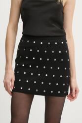 Sisley szoknya fekete, mini, ceruza fazonú, 1MNPM000D - fekete L
