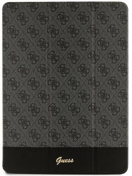 GUESS GUFCP12PS4SGK iPad Pro 12.9" 4G Stripe Allover tok, fekete
