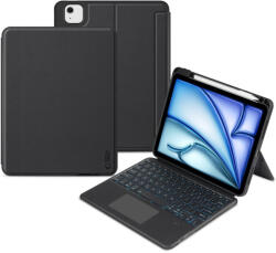 Tech-Protect Billentyűzetes oldalra nyíló tok SCMAG PEN + KEYBOARD IPAD AIR 10.9 4/5/2020-2022/11 6/2024, fekete