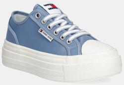 Tommy Hilfiger sportcipő TJW FOXING FLATFORM SNEAKER LOW női, EN0EN02713 - kék Női 41