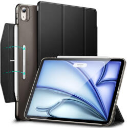 ESR Ascend Trifold iPad Air 11" 6 (2024)/10, 9" 5/4 (2022/2020) kemény kinyitható tok, fekete