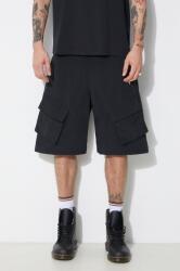 Marcelo Burlon rövidnadrág Cross Nylon Cargo Shorts fekete, férfi, CMCS001S24FAB0011001 - fekete M