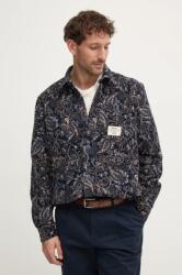 Barbour kordbársony ing galléros, sötétkék, relaxed, MOS0410NY91 - sötétkék XL