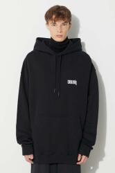 Marcelo Burlon pamut melegítőfelső Disco God fekete, férfi, nyomott mintás, kapucnis - fekete XL