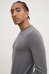 HUGO BOSS pulóver könnyű, férfi, szürke, 50532074 - szürke S