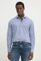 Tommy Hilfiger pamut ing férfi, olasz galléros, slim, MW0MW37597 - kék 39