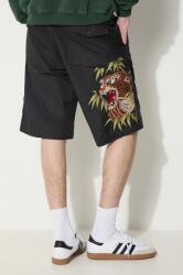 Maharishi rövidnadrág Maha Tiger Loose Snoshorts fekete, férfi, 5099. BLACK - fekete L