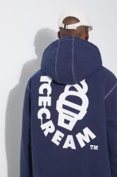 Icecream pamut kabát Hooded Work sötétkék, téli, oversize, IC24104 - sötétkék L