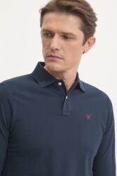 Hackett pamut hosszúujjú sötétkék, sima, HM550887 - sötétkék L
