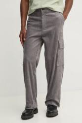 HUGO BOSS kordbársony nadrág szürke, egyenes, 50521138 - szürke L