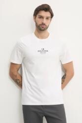 Tommy Hilfiger t-shirt bézs, férfi, nyomott mintás, MW0MW38980 - bézs L