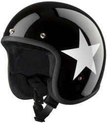 Bandit Helmets Ece Star Jet 2 Bukósisak, Fekete-fehér