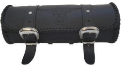 Magyar Bőrdíszmű Villatáska, Fonott, Fekete