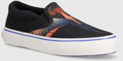 Marcelo Burlon sportcipő Icon Wings Slip-On Vulcanized fekete, férfi, CMIA079S24FAB0011026 - fekete Férfi 45