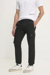 Calvin Klein nadrág férfi, fekete, testhezálló, J30J327614 - fekete 32
