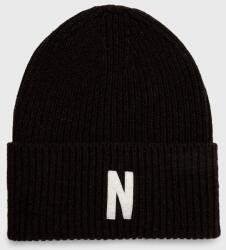 Norse Projects gyapjú sapka Merino Lambswool Rib barna, gyapjú, N95-0953-1037 - barna Univerzális méret