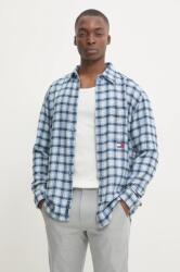 Tommy Hilfiger pamut ing férfi, galléros, regular, DM0DM20239 - kék L