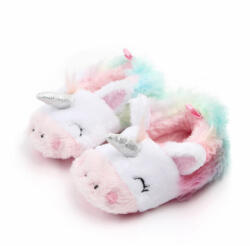 Superbebeshoes Botosei din blanita multicolori - Unicorn