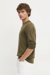 G-Star RAW gyapjú pulóver könnyű, férfi, bézs, D25174-D847 - zöld S