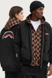 Sprayground bomber dzseki fekete, átmeneti, oversize, SP610 - fekete XL