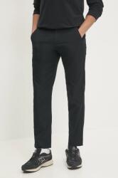 Abercrombie & Fitch nadrág férfi, fekete, egyenes, KI130-4097 - fekete 32/32