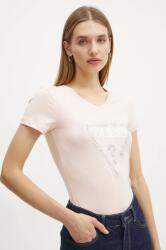 Guess t-shirt női, rózsaszín, W5RI21 J1314 - rózsaszín L