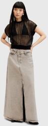 AllSaints pamut farmerszoknya NOIR MAXI SKIRT bézs, maxi, egyenes, W045RA - bézs 34