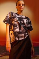 Medicine t-shirt női, fekete - fekete S - answear - 10 990 Ft