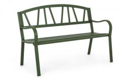 Bizzotto Banca gradina otel verde Janelle 123x57x87 cm (0802692)