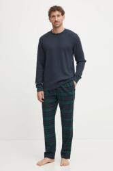 Hollister Co Hollister Co. pizsama sötétkék, férfi, mintás, KI313-4022 - sötétkék XXL