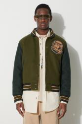 Billionaire Boys Club bomber dzseki Astro Varsity férfi, zöld, átmeneti, oversize, B23402 - zöld XL