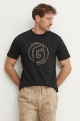Guess t-shirt KEFKA fekete, férfi, nyomott mintás, Z5RI01 J1314 - fekete L
