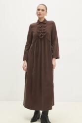 ANSWEAR ruha barna, maxi, egyenes - barna S - answear - 28 990 Ft